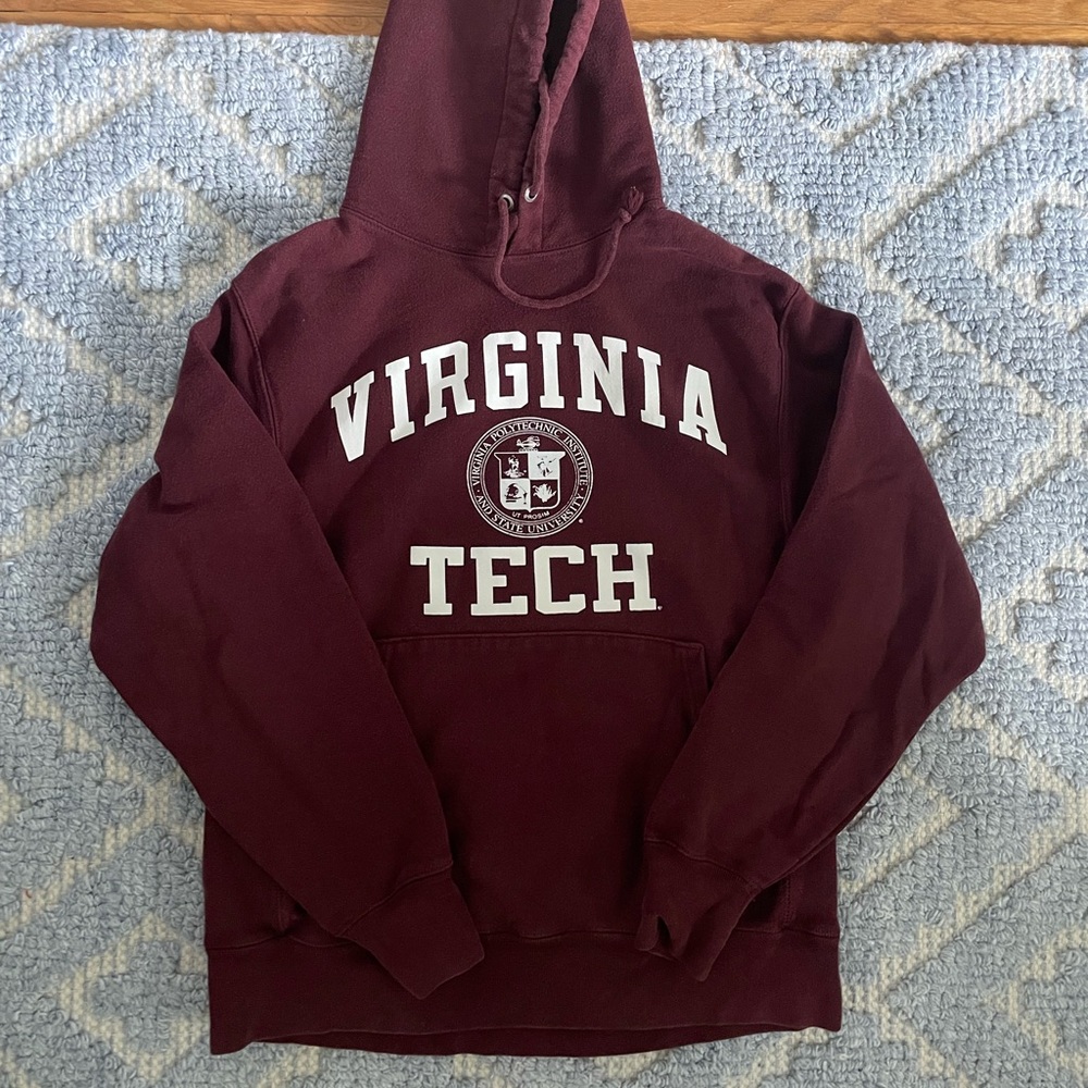 Virginia tech reverse weave champion sweatshirt